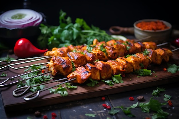 Tandoori kippenschaar