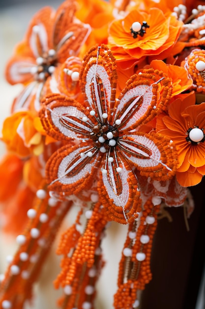 Tangerine Elegance, воспевающий африканское наследие в свадебной палитре