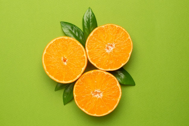 Tangerine, fruit flatlay, summer minimal composition