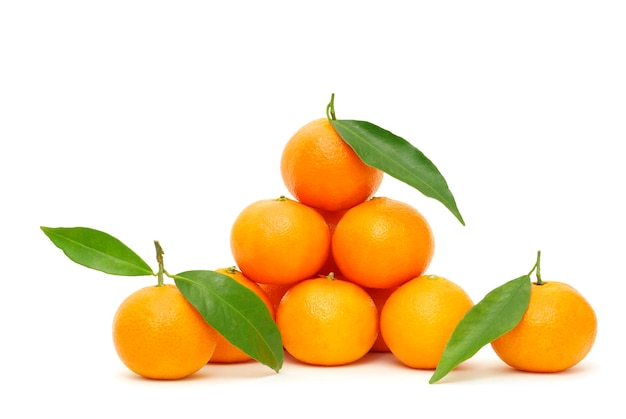 Tangerine isolated on a white background