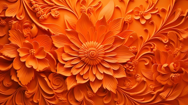 Tangerine Tapestry background