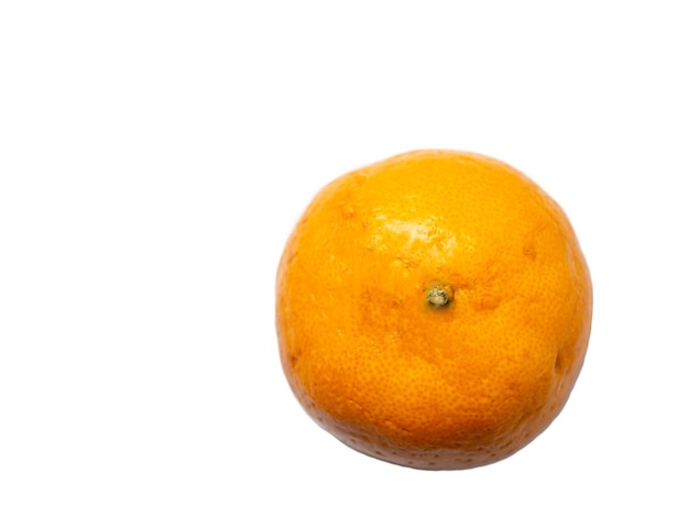 Photo tangerine on a white background