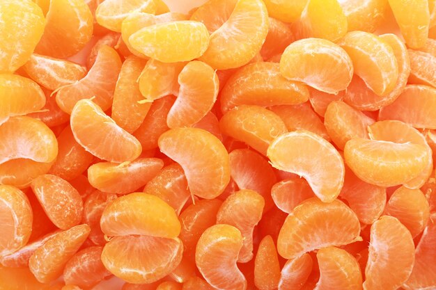 Tangerines close-up