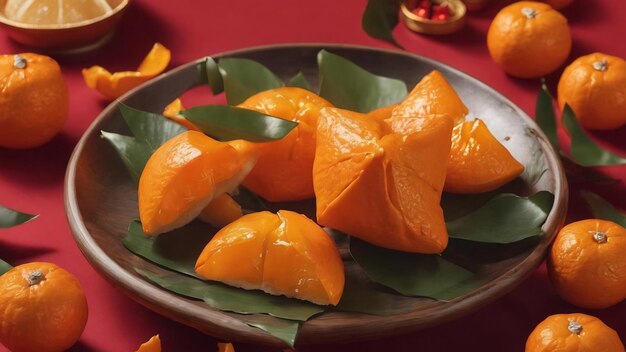 Tangerines and fortune cookies chinese new year