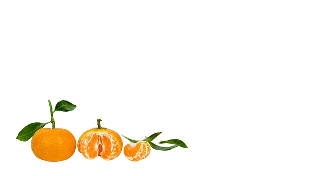 Tangerines. Fruits and vegetables collection.