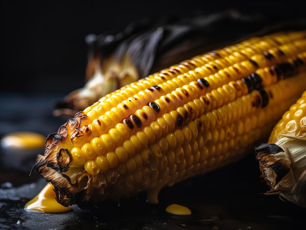 The Tangible Texture of a Grilled Corn Cob