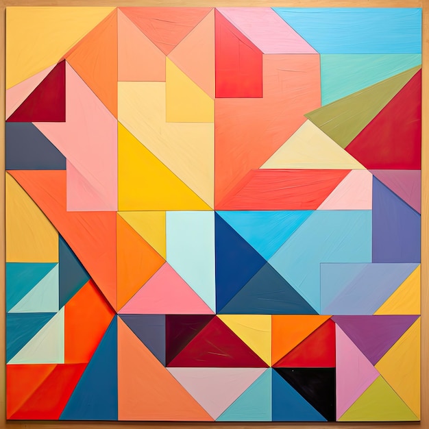 Tangram Puzzle Artwork