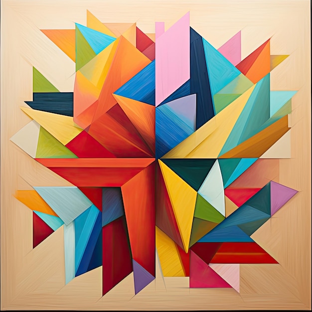 Tangram Puzzle Artwork