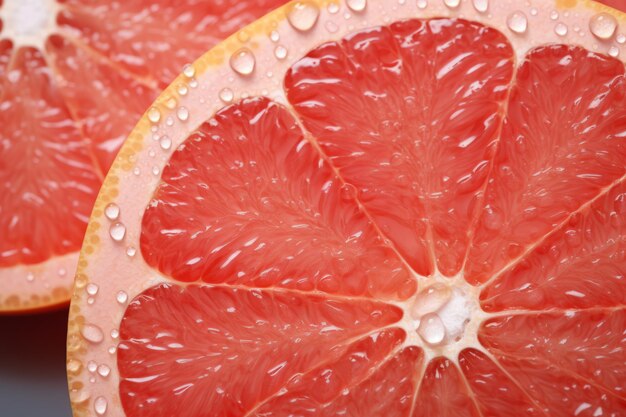 Foto tangy delight ervaar de citrusburst van 'a slice of grapefruit ar 32'