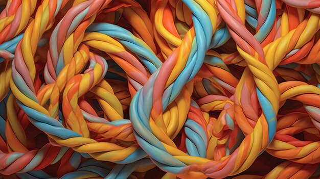 Tangy taffy ropes