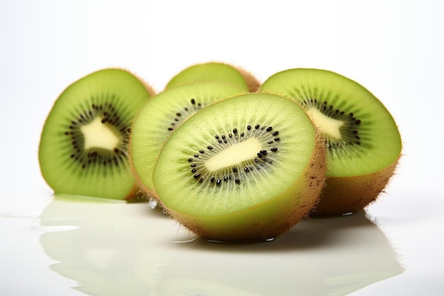 Tangy Temptation Kiwi on White Kiwi image photography