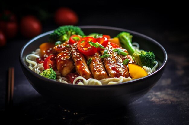 Tangy Teriyaki Chicken Bowl