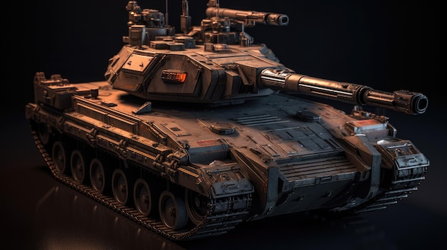 A tank from the game tank