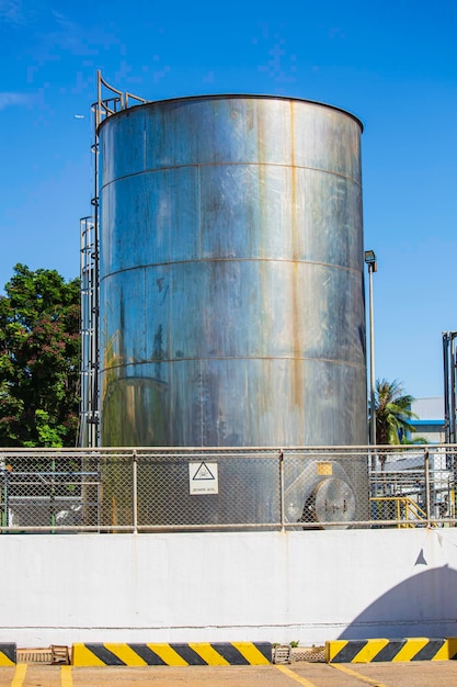 Tank stainless steel industrial silos for chemical production