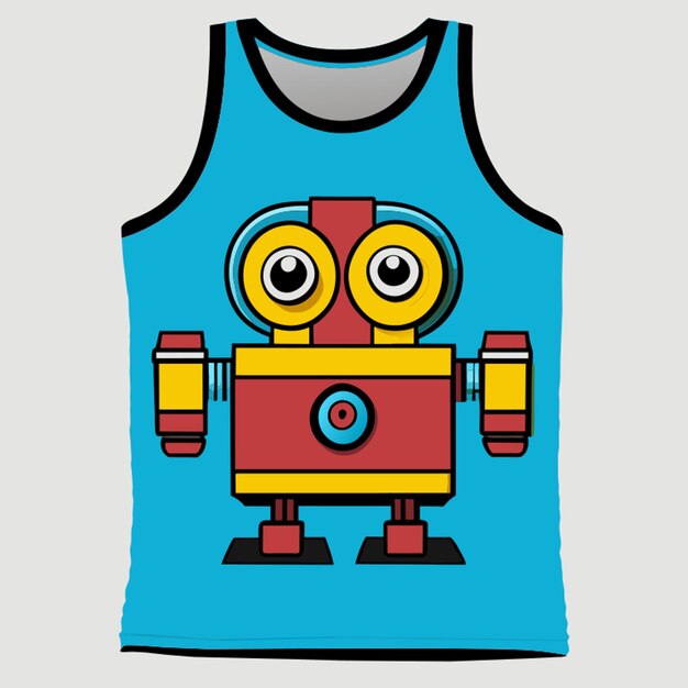 tank top vector illustratie cartoon