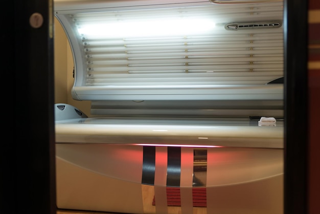 Tanning Bed Solarium At Healthy Club Spa