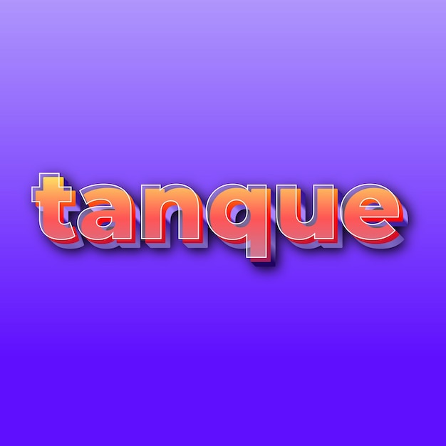 tanqueText effect JPG gradient purple background card photo