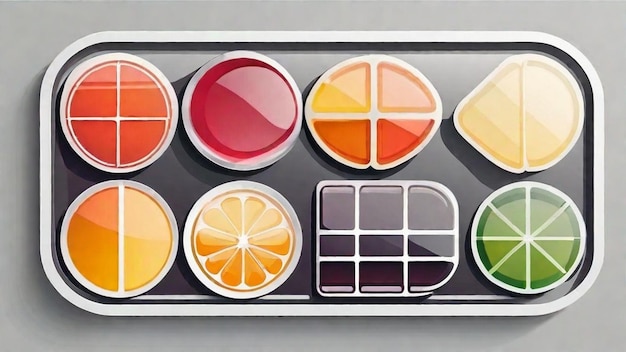 Photo tantalizing flavor palette