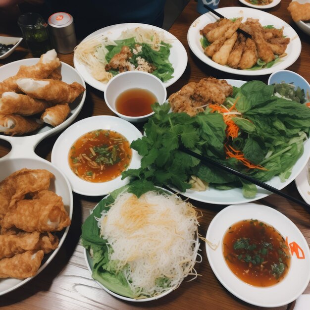 Photo tantalizing vietnamese flavors exploring the culinary delights of vietnam