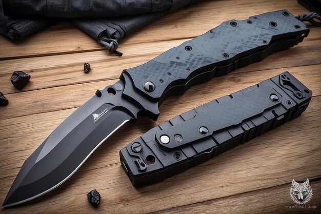 Tanto Tactical Knife met Kydex Sheath