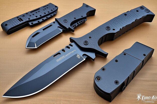 Tanto Tactical Knife met Kydex Sheath