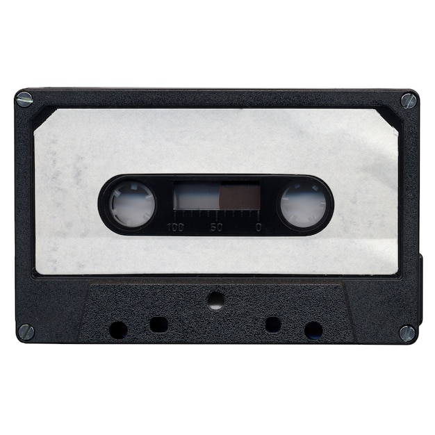 Tape cassette isolated