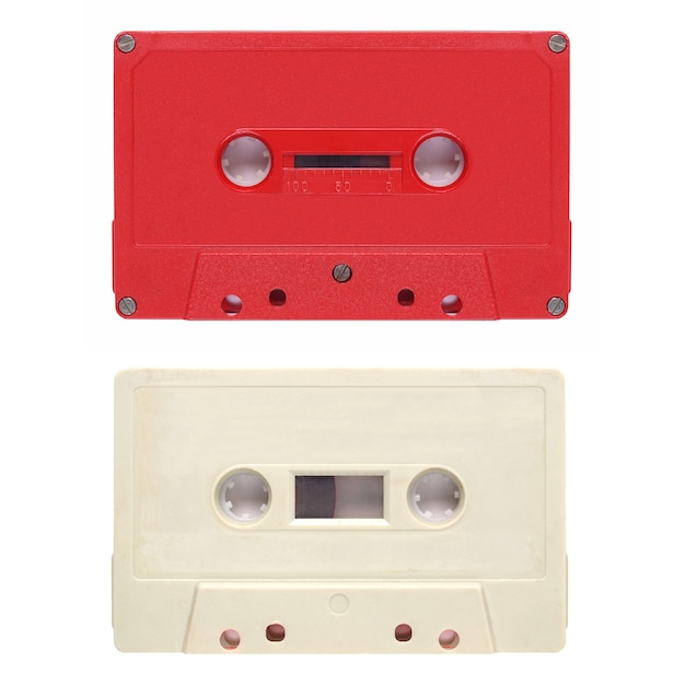 Tape cassette isolated