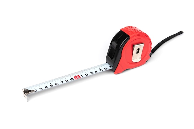 tape measure isolated on white