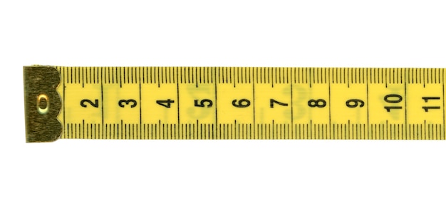 tape measure ruler with metric units