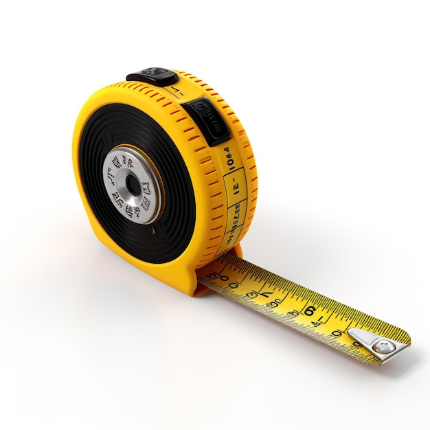 Tape measure with white background high quality ult