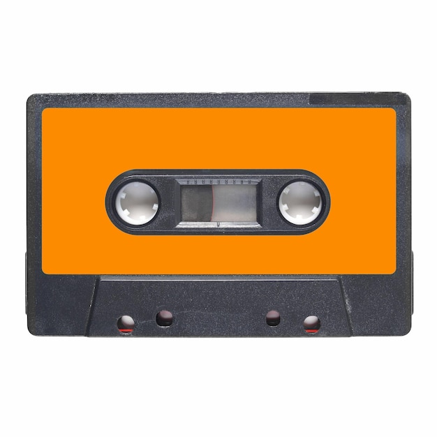 Tapecassette oranje label