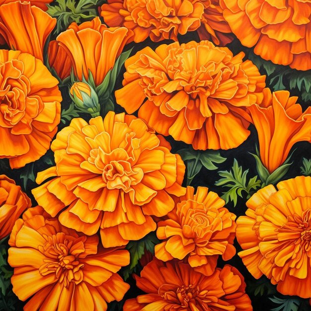 A Tapestry of Marigold Delights