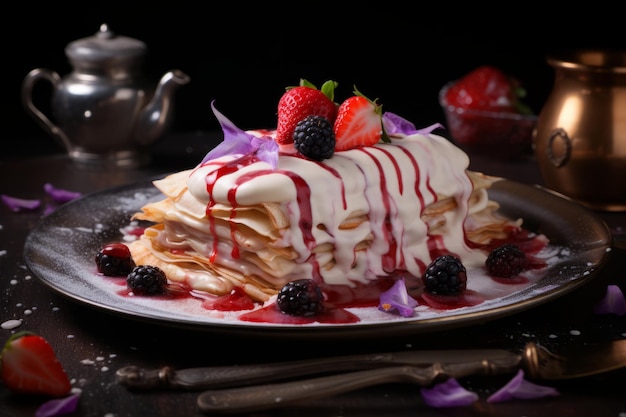 Tapioca Crepe Magic food Photography