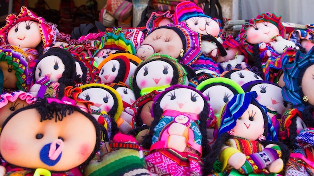 Photo tarabuco traditional market bolivia