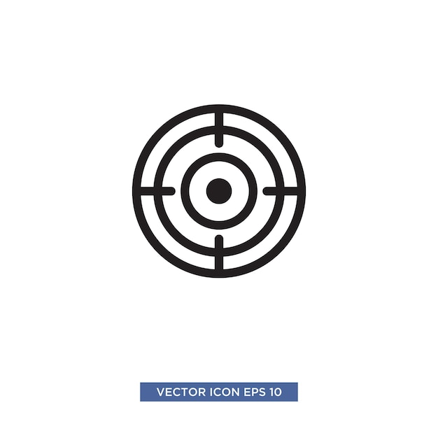 Photo target scope icon vector illustration