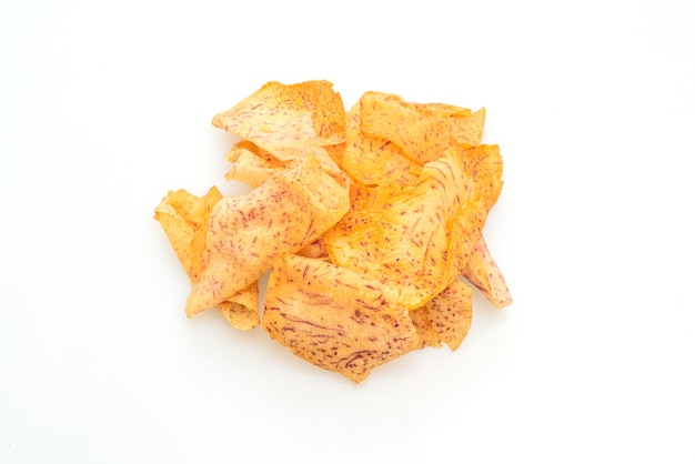 taro chips isolated