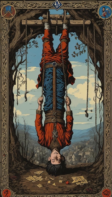 The Hanged Man – Cute Tarot