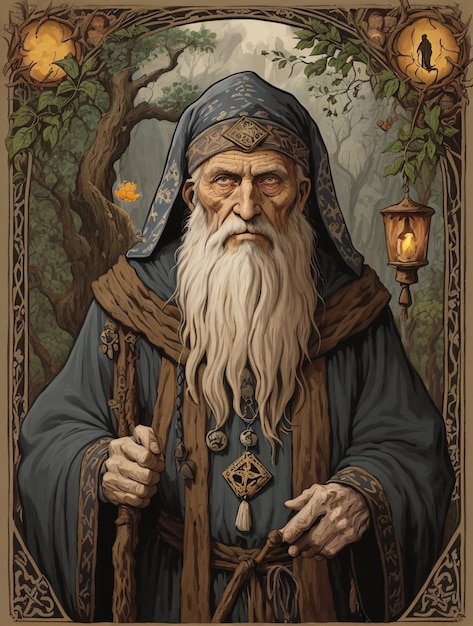 Tarot Card The Hermit