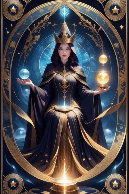 Photo tarot card