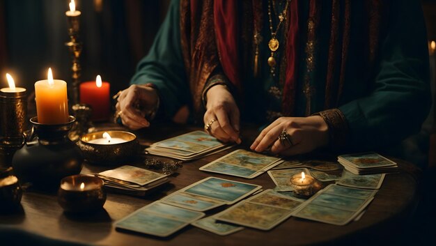 tarot reading women mysterious fortune teller