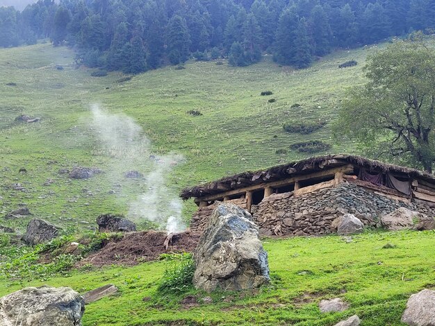 Foto tarsar marsar trek nel bellissimo kashmir