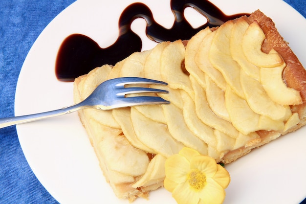 Foto crostata con mele