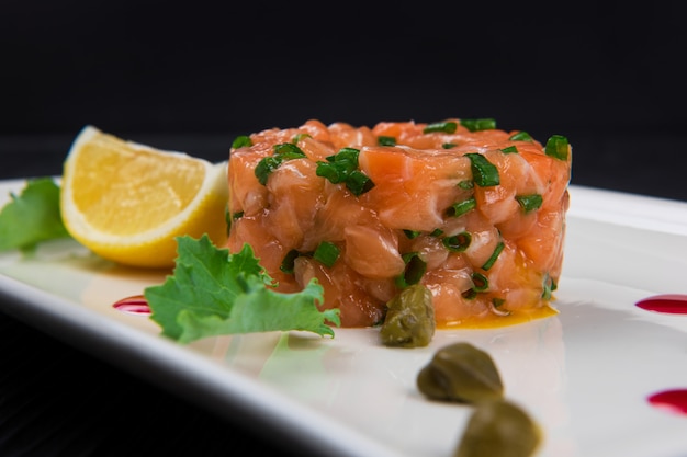 Tartaar van verse zalm