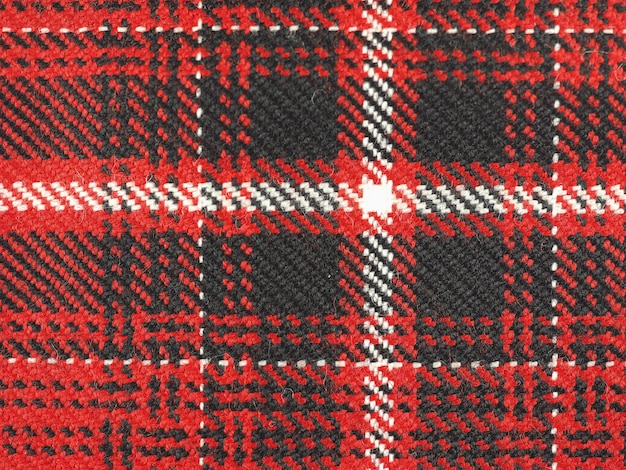 Foto sfondo tessuto tartan