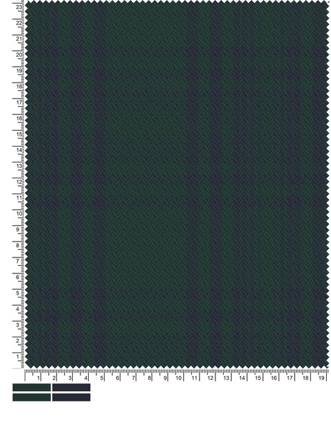 A tartan pattern with the name of the tartan.