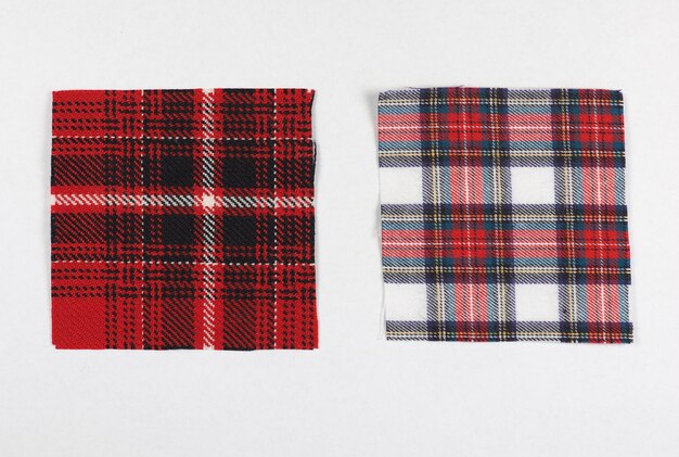 Tartan stof staal