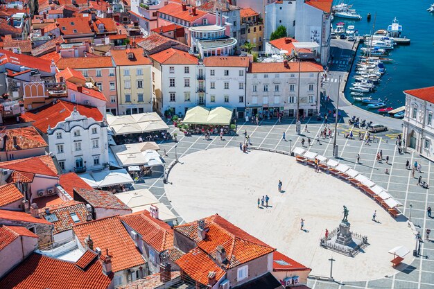 Foto tartini-plein in piran