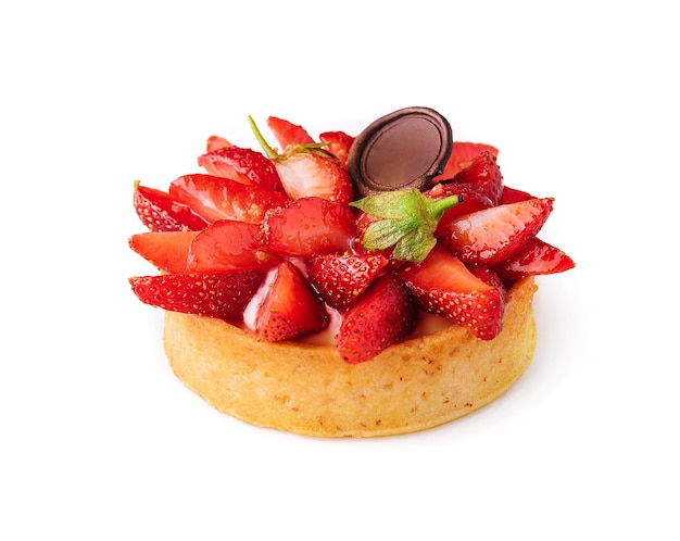 화이트 절연 딸기와 Tartlet