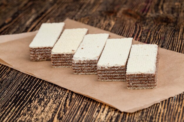 Tarwewafels met chocoladevulling