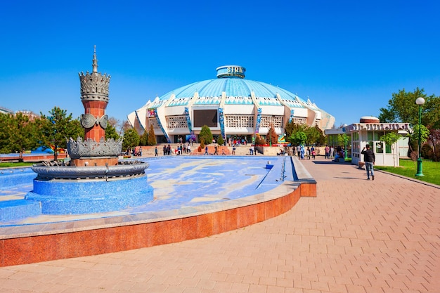 Tashkent circus building in uzbekistan